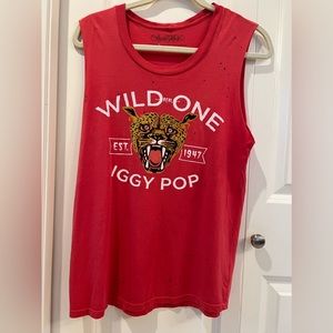 Lauren Moshi Real Wild One Iggy Pop tank. Excellent used condition.